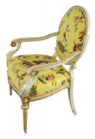 Custom Wooden Framed Arrmchair