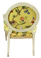 Custom Wooden Framed Arrmchair