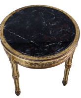Round Marble Top Occassional Table