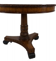 Inlaid Lido Pedestal Table
