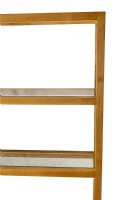 Maple and Glass Contemporary Bookshelves