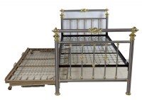 Chrome & Brass Framed Day Bed