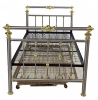Chrome & Brass Framed Day Bed