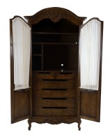 Vintage Walnut Armoire