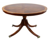 Round Mahogany,Satinwood & Ewe Table