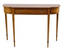 Marquetry Console Table