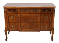 Inlaid Wooden Chest of Drawers