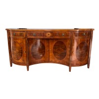 Neoclassical Russian Mahogany Credenza