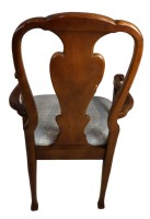 Inlaid Banded Chestnut Dining Table & Chair