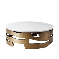 metal marble coffe table