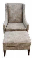 BRAND NEW Timlyn Wing Chair with Ottoman