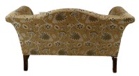 Camel Back Upholstered Loveseat