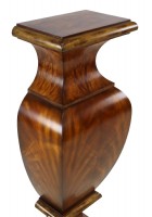 Flamed Mahogany Pedestal