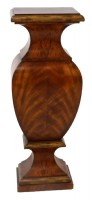 Flamed Mahogany Pedestal