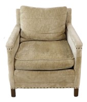 Nailhead Trim Upholstered Side Chair