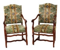 Pair of Wiliam Morris Upholstered Arm Chairs