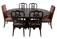 Thomasville Round Mahogany Pedestal Dining Set