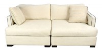 Bernhardt Beige LInen Sofa