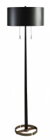 Black & Gold Metal Floor Lamp