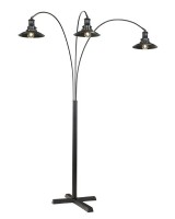 Black Metal Arc Lamp