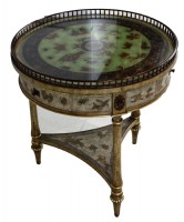 Round Marble Top Occasional Table
