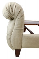 Tufted Rolled Head and Footboard King Bed