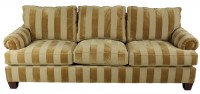 Baker Gold Chenille Sofa