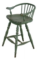 Set of 4 Hand Waxed Counter Stools