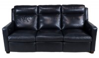 Classic Leather Navy Power Reclining Sofa