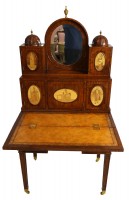 Vintage Maitland-Smith Leather Flip Top Desk
