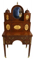 Vintage Maitland-Smith Leather Flip Top Desk