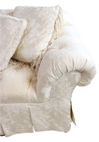 Rolled Arm Tufted Back Sofa