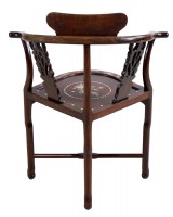Antique Pair of Chinese Corner Chairs