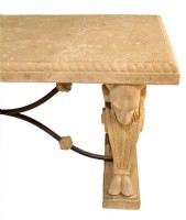 Composite Limestone Console Table