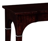 Black Eucalyptus Rectangular Console Table