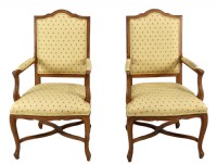 Pair of Ethan Allen French Country Arm Chairs