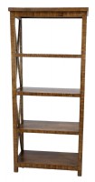 Rustic Brown Wooden Etagere