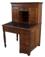 Antique Mahogany Two Piece Secretary