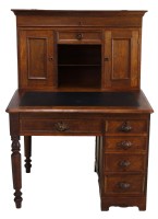 Antique Mahogany Two Piece Secretary