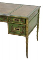1950s Vintage Drexel Chinoiserie Bamboo Desk