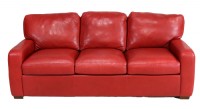 American Leather Three Cushion Sofa