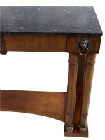 Black Marble Top Console