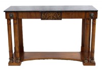 Black Marble Top Console