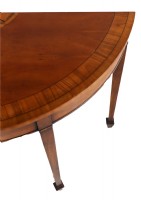Vintage Mahogany Demi-Lune Table