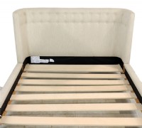Crate & Barrell Tufted Back Queen Bed