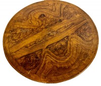 Grain Painted Irish Tea Table Ca 1840