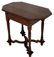 English Pine Tea Table Early 19th Century