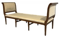 French Late 19th C. Canape Noyer