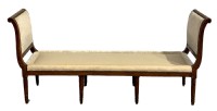 French Late 19th C. Canape Noyer