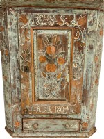 Swedish Wall Counter Cupboard circa 1804
